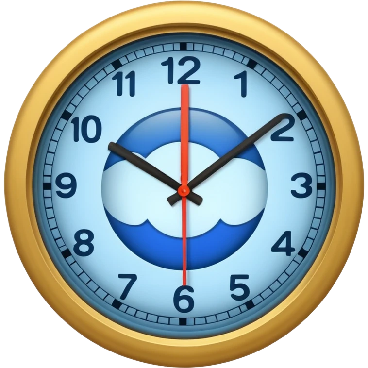 CLOCK SHOWING MIDNIGHT emoji