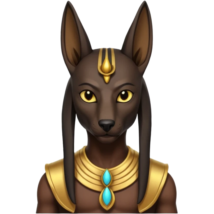 Anubis with 3 tails emoji