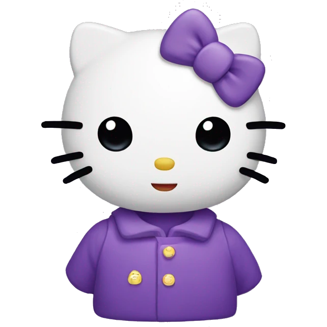 purple hello kitty emoji