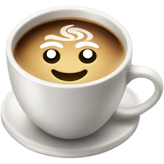 New Year’s coffee emoji
