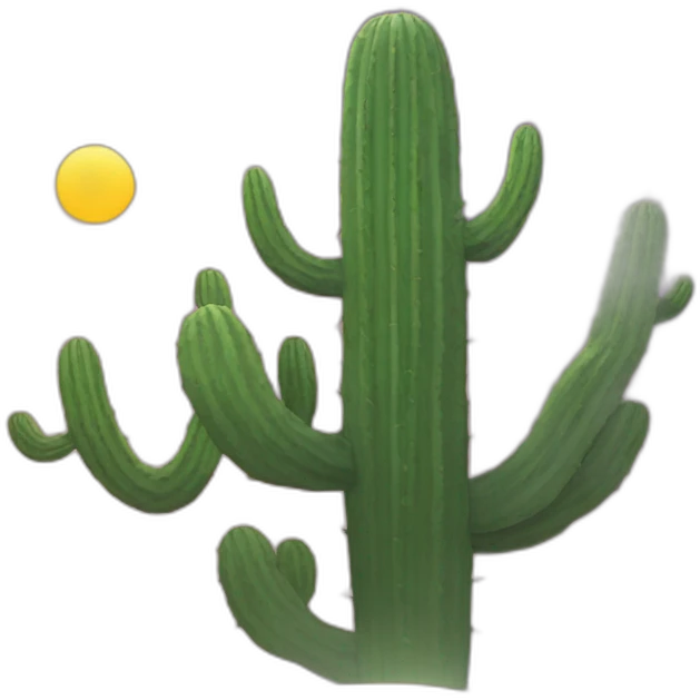 emoji including the letters CKO and in the background a cactus and a rising sun emoji