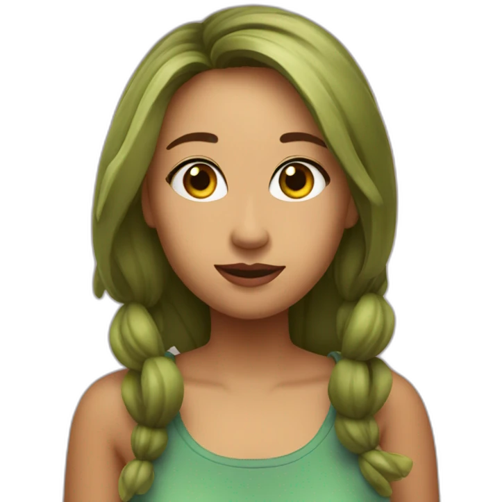 olives oaking-tiktok girl emoji