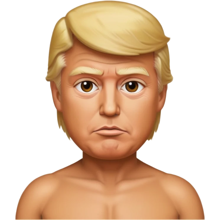 naked trump emoji