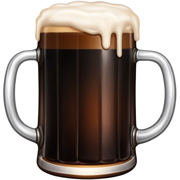 Black ale emoji