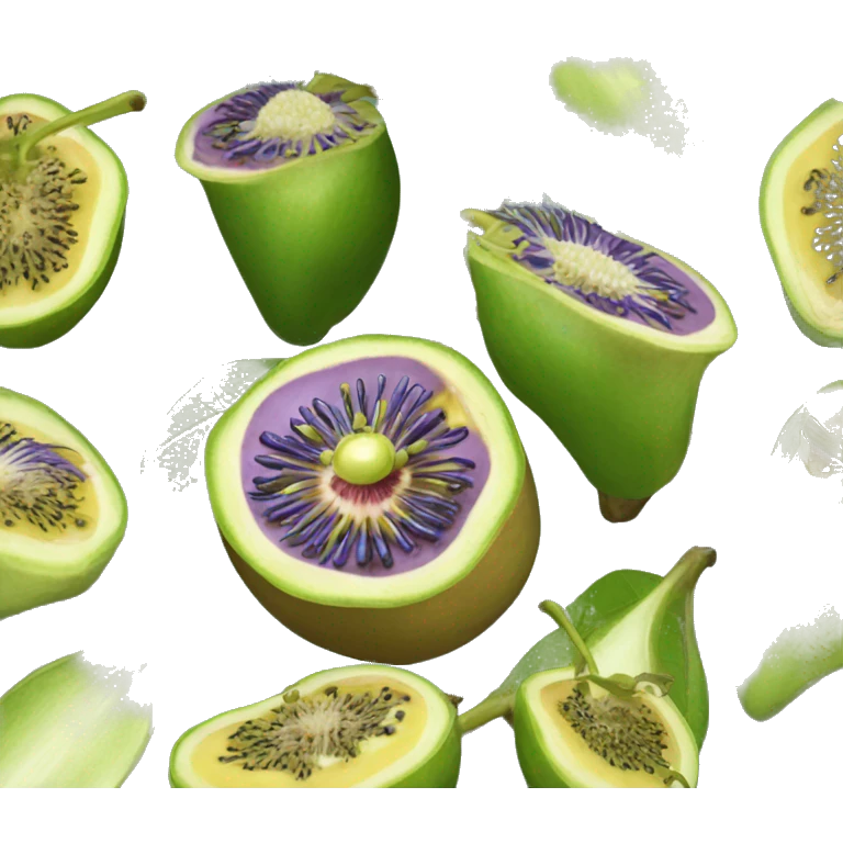 Passiflora edulis fruit emoji