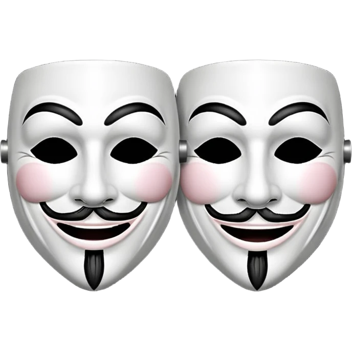 comedy masks guy fawkes masks icon emoji