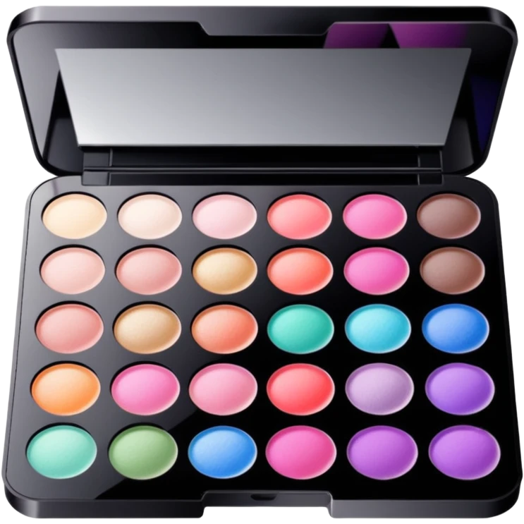 Iridescent makeup palette emoji