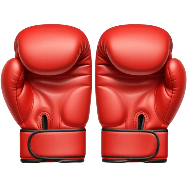 A pair of boxing gloves padded and rounded emoji