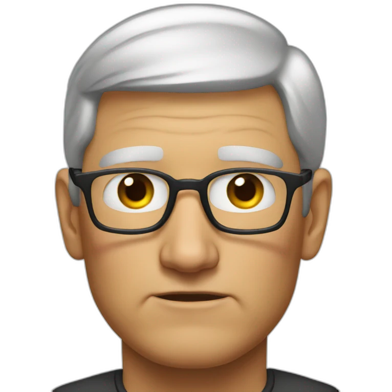 Very sad tim cook emoji