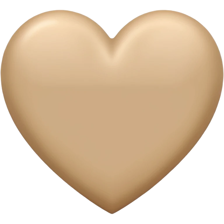 coeur beige emoji
