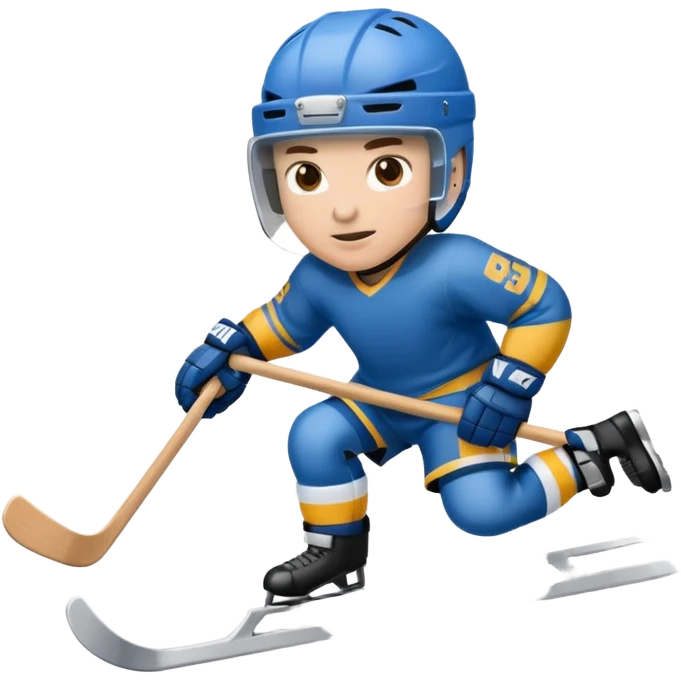 sled para ice hockey emoji