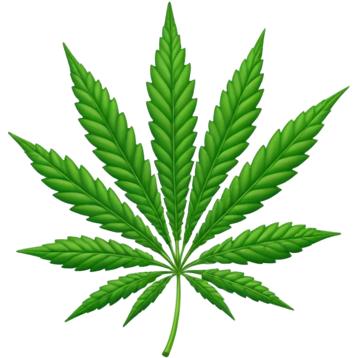 Marihuana hoja emoji