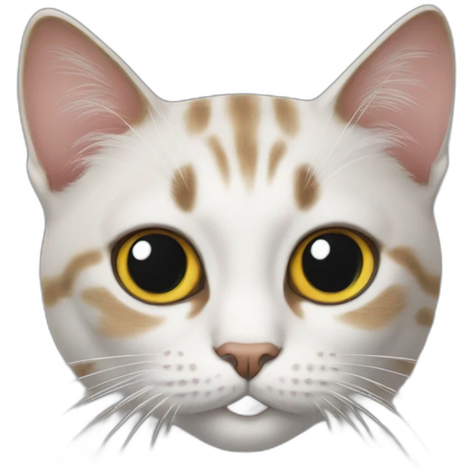 Realistic Cat criying  emoji