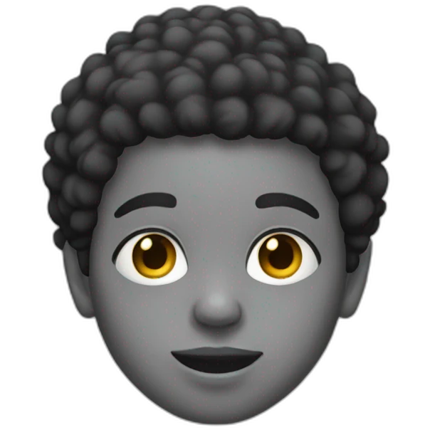 Afro boy emoji