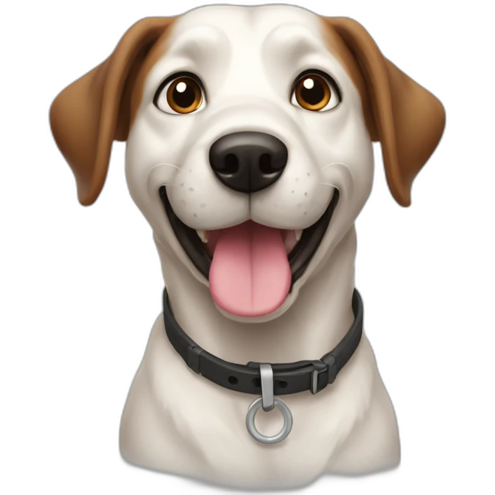 Chiens heureux de sortir emoji