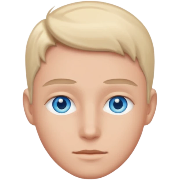 change eyes to blue emoji