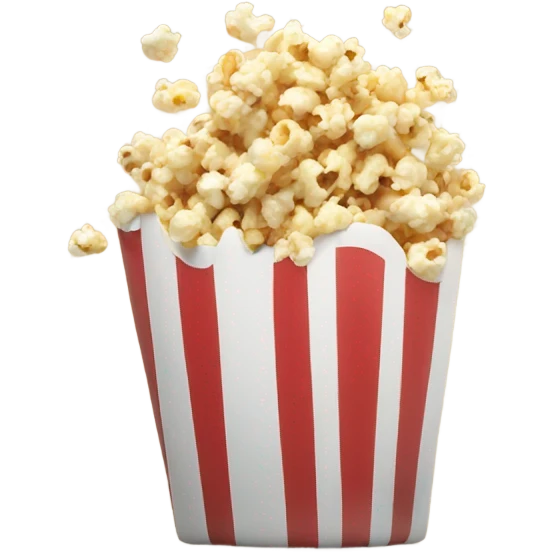 Hand covering mouth with popcorn in the hand  emoji