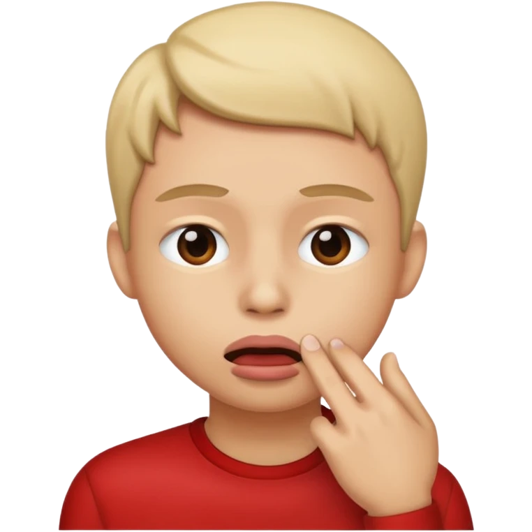 Lip biting emoji emoji