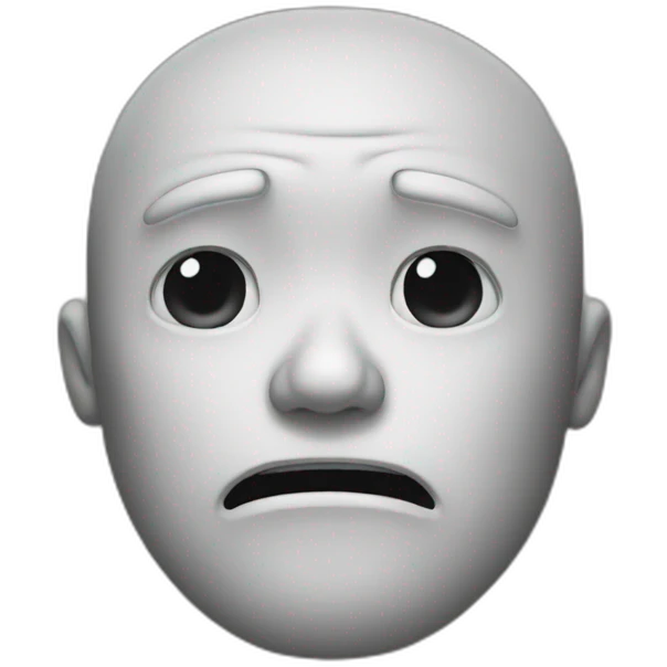 No reaction face  emoji