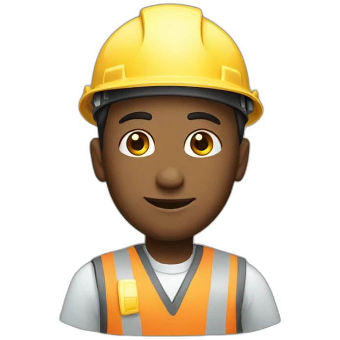 AI construction worker emoji