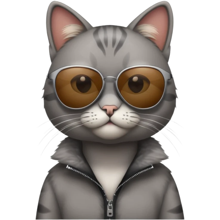 Cat wearing sunglasses emoji