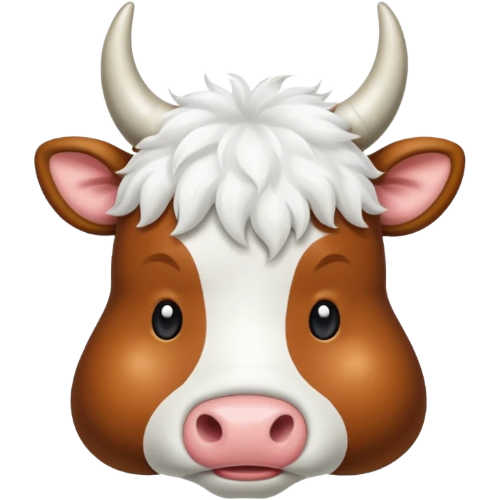 white cow tail emoji