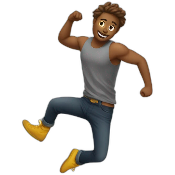 Chat qui danse le break dense  emoji