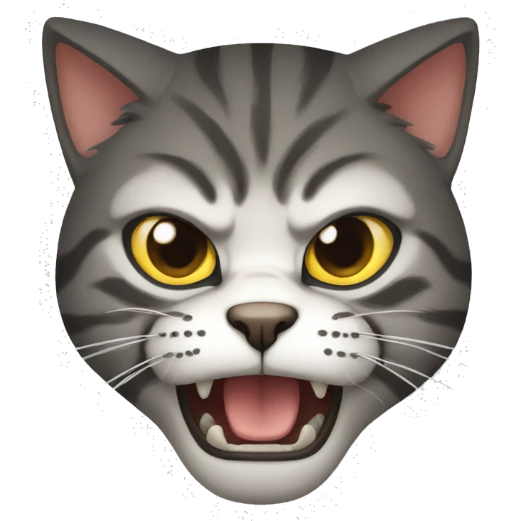 Angry cat emoji