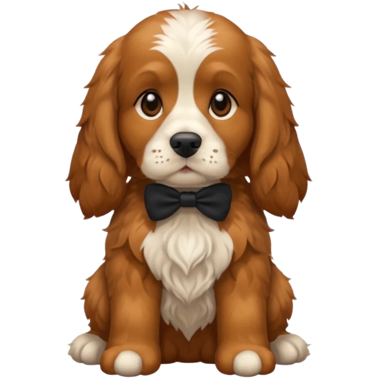 ginger English cocker spaniel emoji
