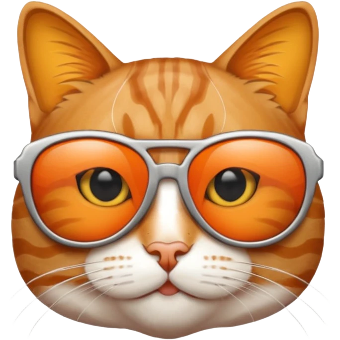 Cat wearing sunglasses emoji