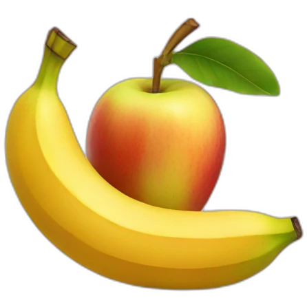 banana with two apples emoji