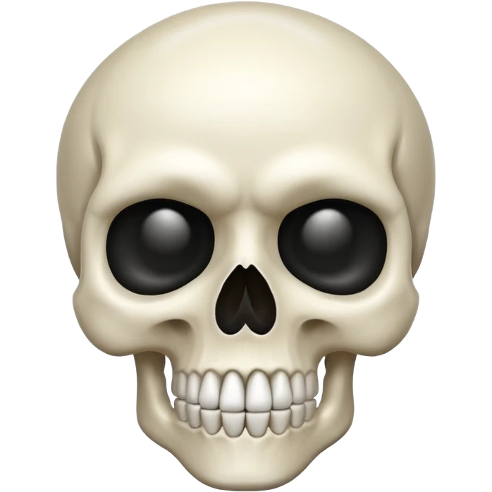 Skull emoji pointing emoji