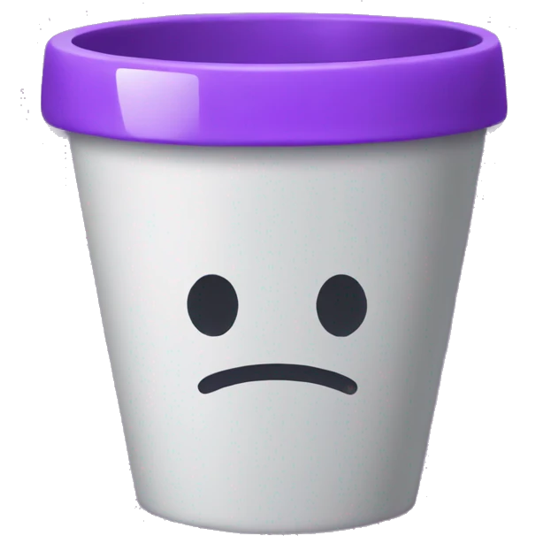 Purple cup  emoji