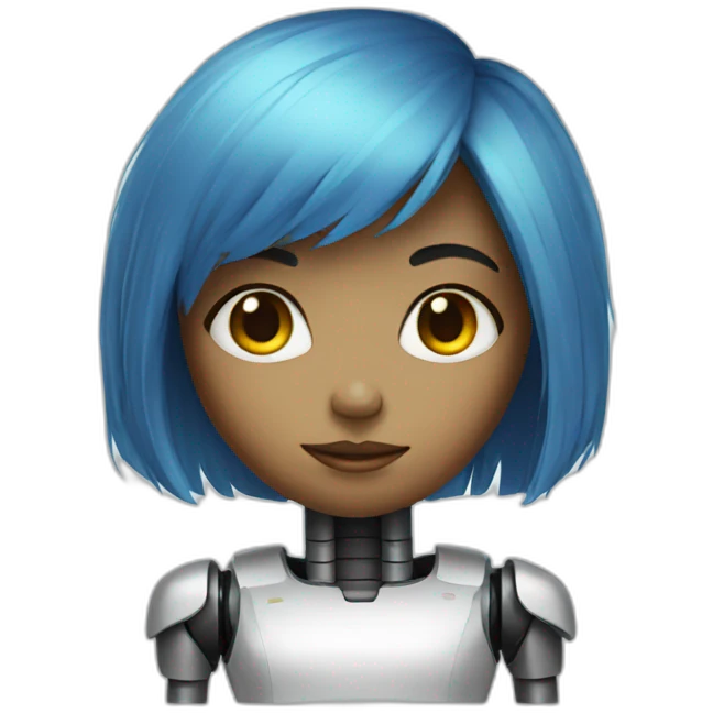 girl robot emoji