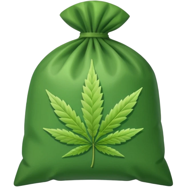 weed baggie  emoji