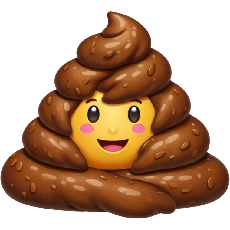 A brown wet poop💩 emoji