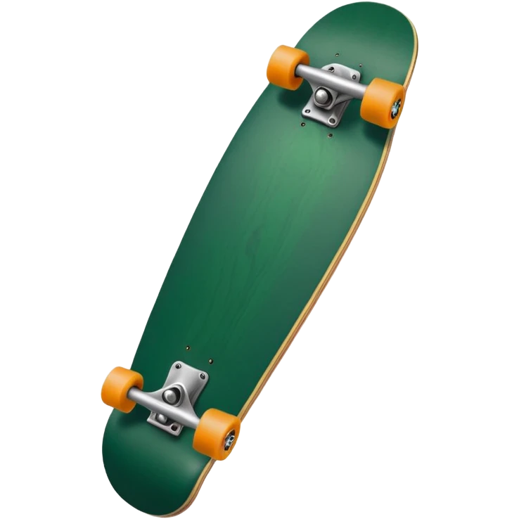 dark green skateboard vertical emoji