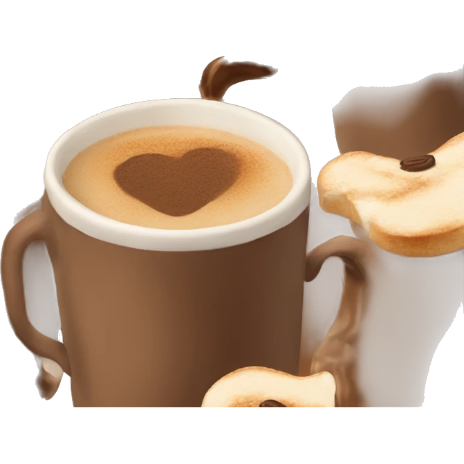 Toasted mellow mocha emoji