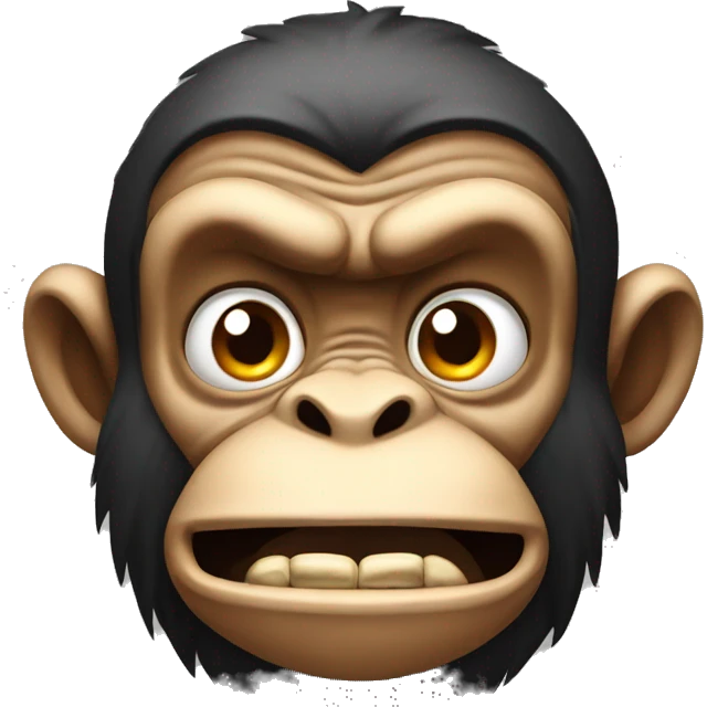 mad monkey  emoji