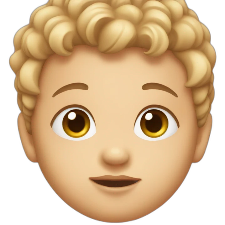 Baby face emoji