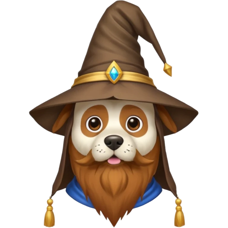Dog wizard emoji