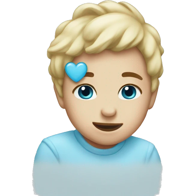 babyblue heart emoji