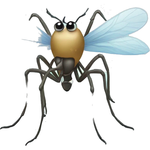 mosquito wearing a crown emoji