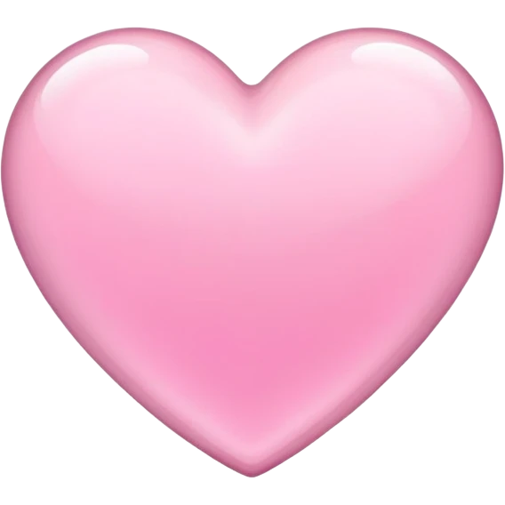 sparkling soft pink heart emoji