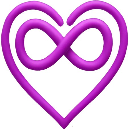 infinity heart emoji