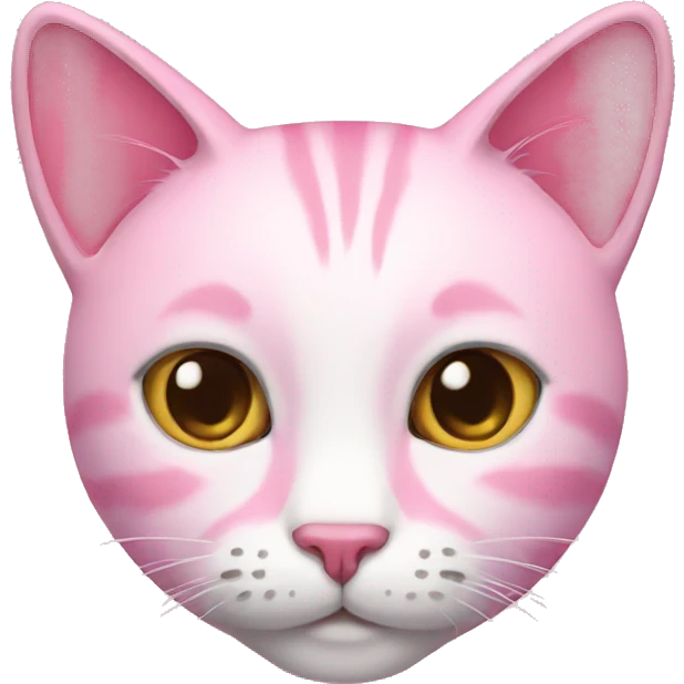 Pink cat emoji