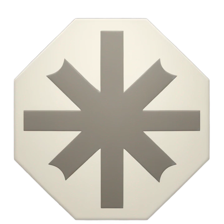 geometric octago emoji