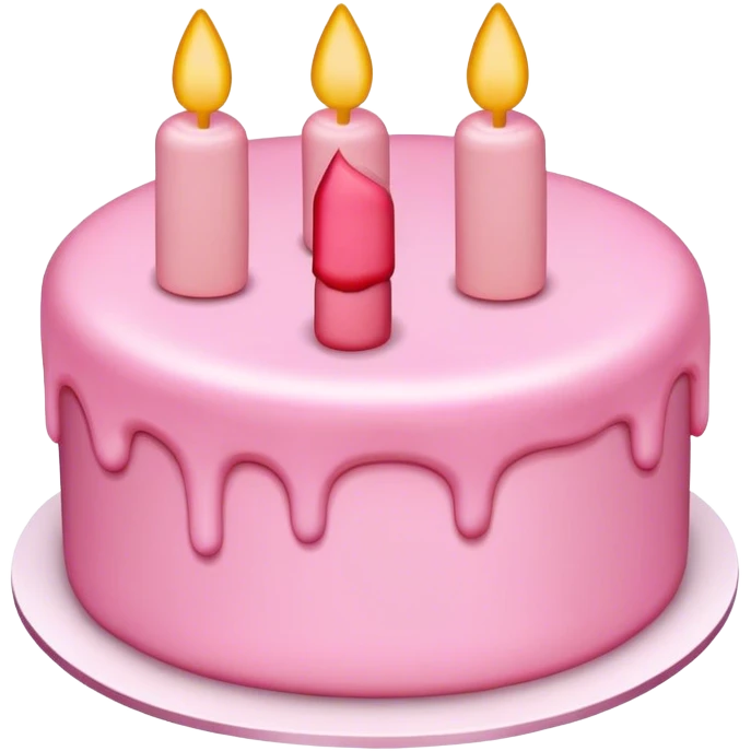 pink cake cute small emoji