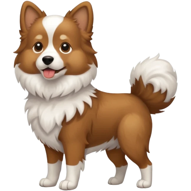 full body view dog emoji