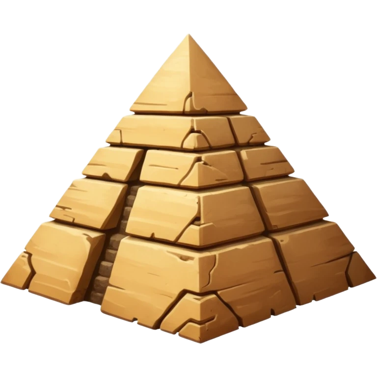 do a pyramide like egypte pyramide  emoji
